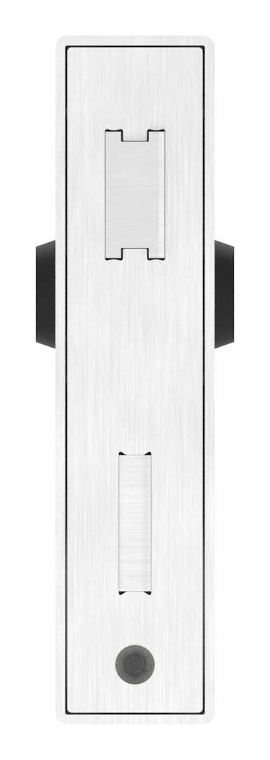 Edelstahlschlosskasten mit verzinktem Schloss, Abmessung: 40x60x173mm