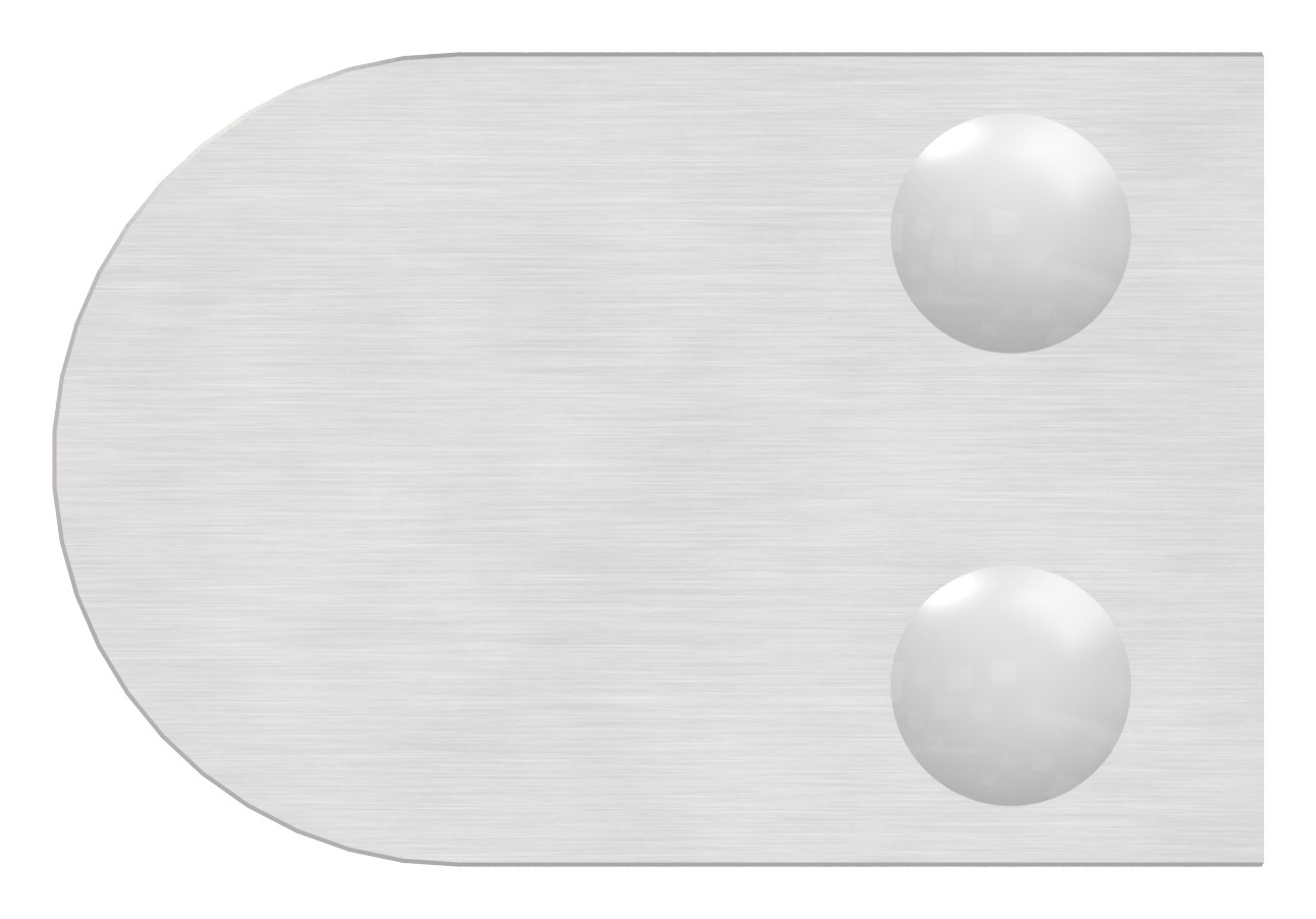 Glasklemme Mod. 33, Anschluss: 60,3mm, in V4A Glasklemme Mod. 33, Anschluss: 60,3mm, in V4A