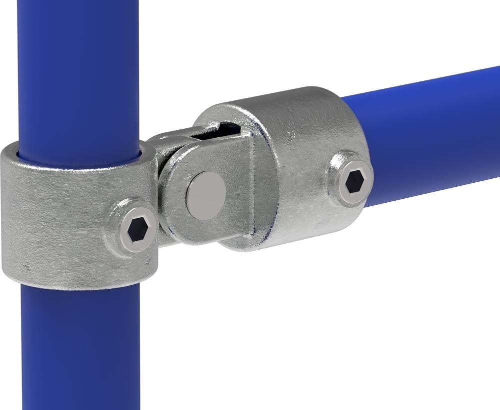 Verbinder, variabel, für Rohr Ø 33,7mm