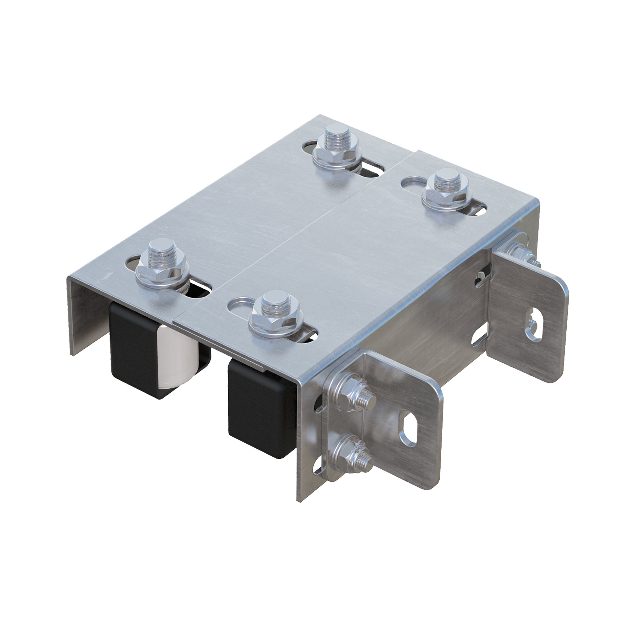 Führungsbügel zum Anschrauben mit Griffschutz, verzinkt