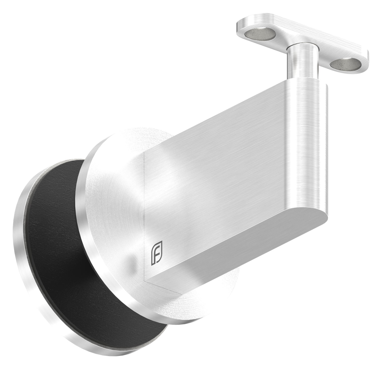 Sensa Design 2, für Rohr 42,4mm, für Montage an Glas, V2A