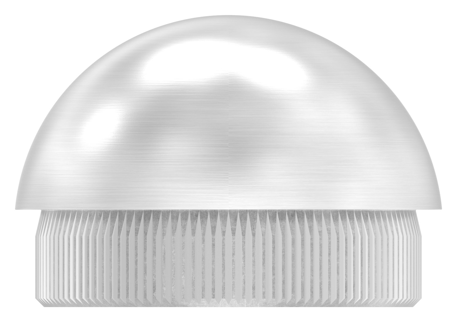 Rohrabschlussstopfen, für Rohr 48,3x2,5mm, V2A