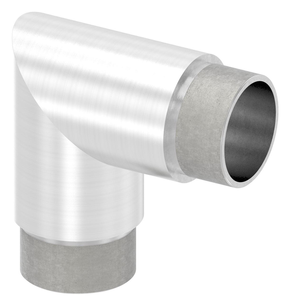 Eckstück 90°, für Rohr 42,4x2,5mm, V2A