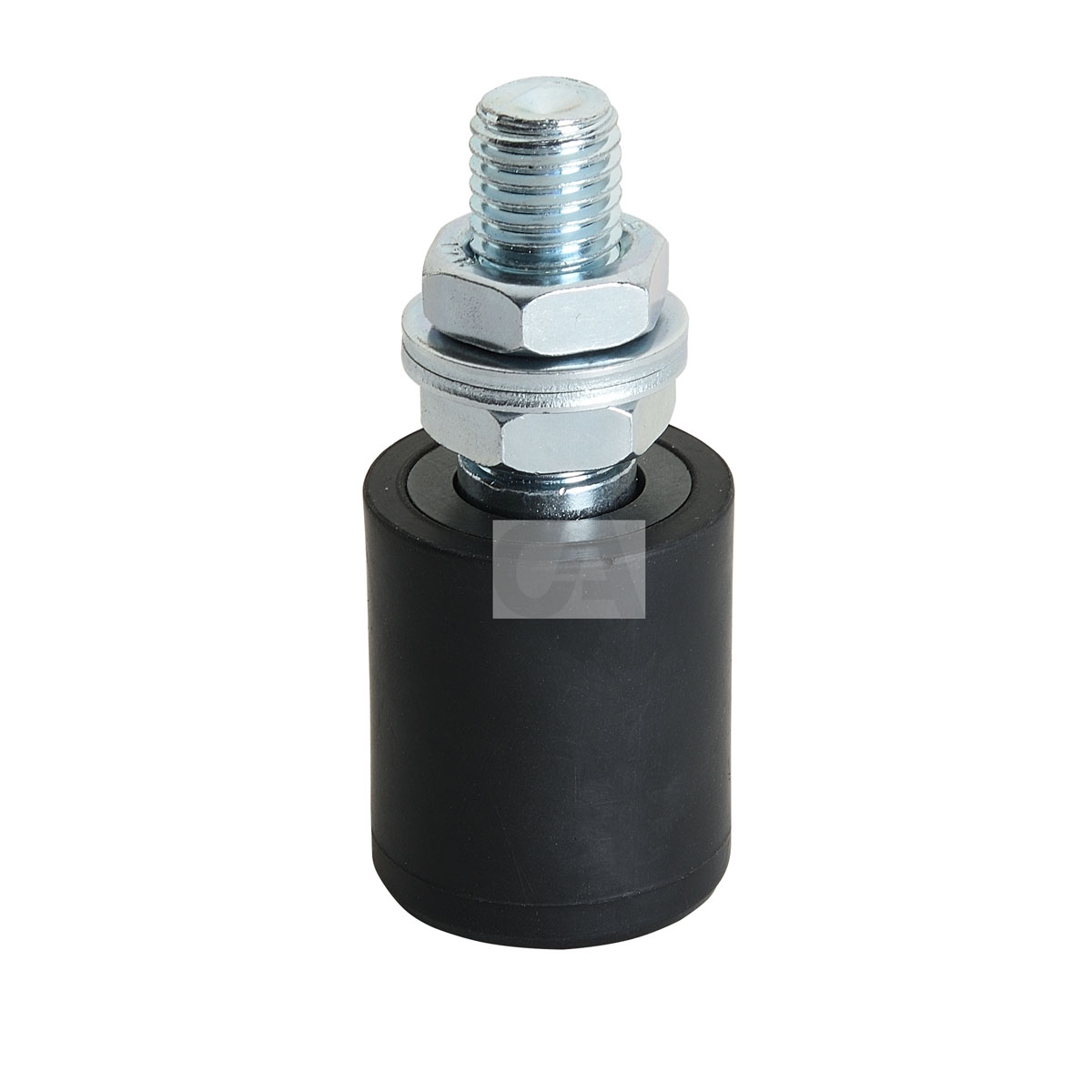 Führungsrolle mit weicher Nylonrolle Ø 40 x 60mm, M16, V2A