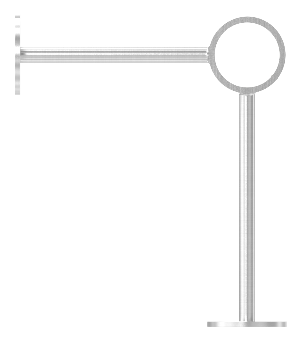 Fußlaufstütze, für Rohr 48,3mm, V2A