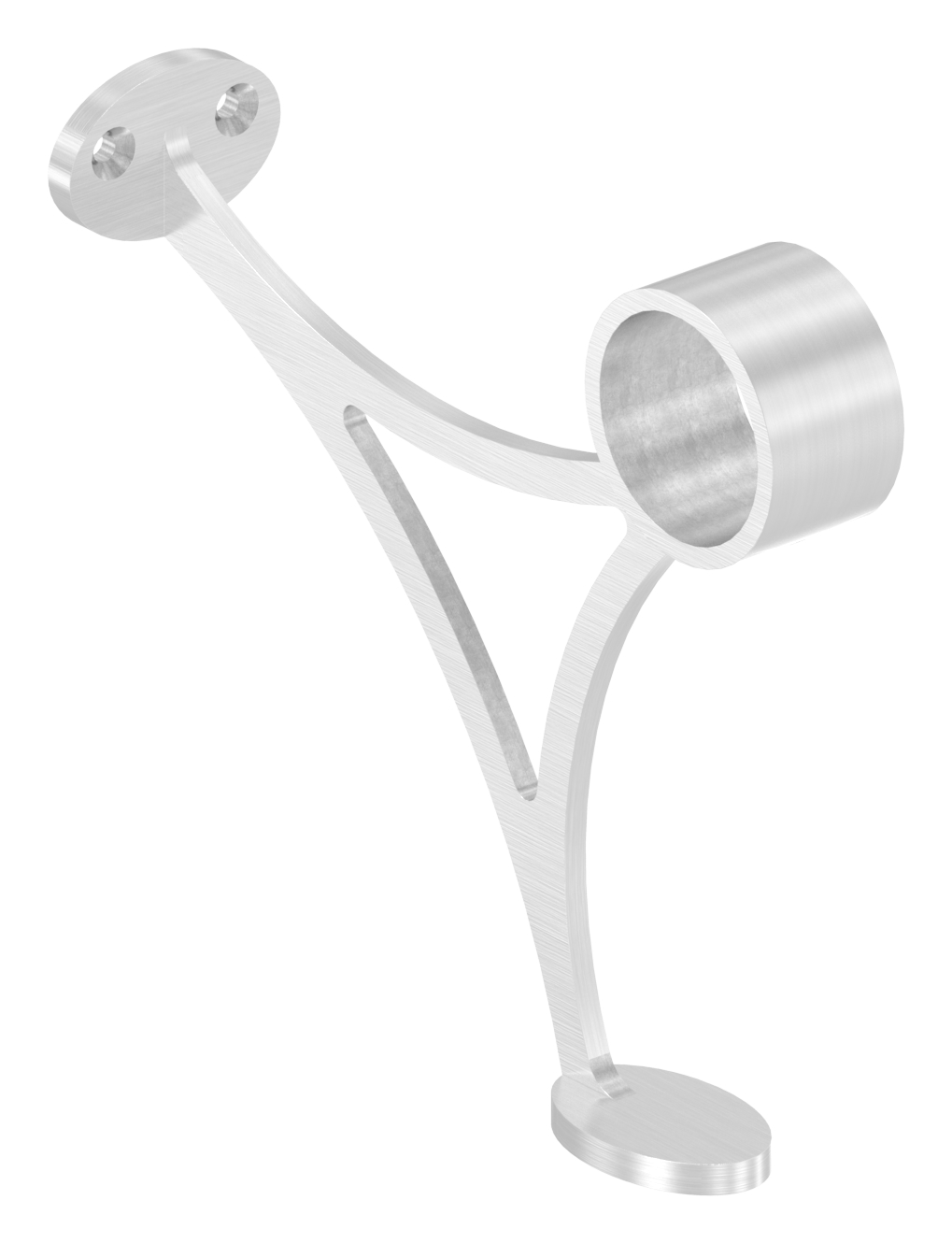 Fußlaufstütze, für Rohr 42,4mm, V2A Fußlaufstütze, für Rohr 42,4mm, V2A