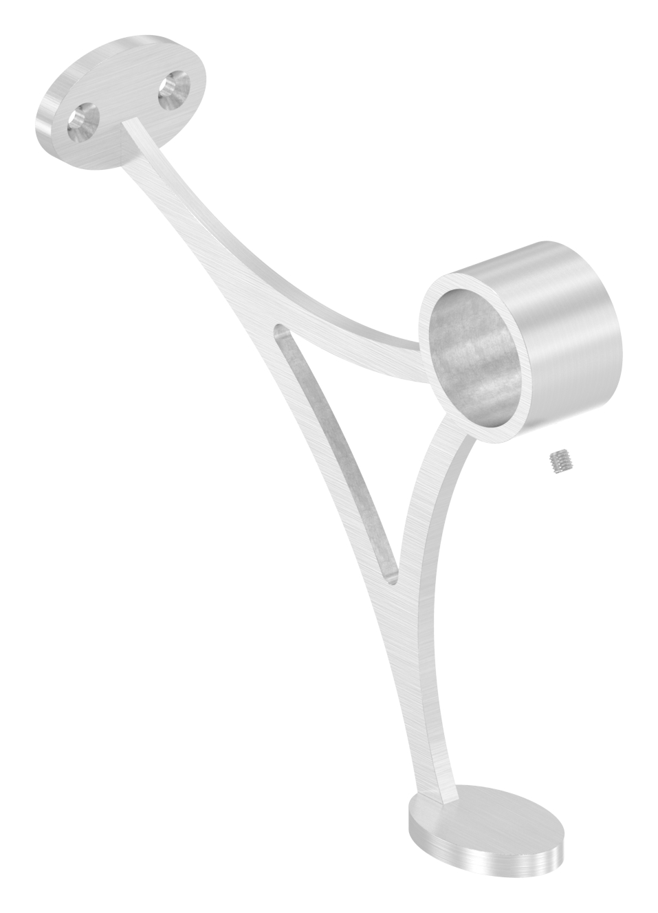Fußlaufstütze, für Rohr 33,7mm, V2A Fußlaufstütze, für Rohr 33,7mm, V2A