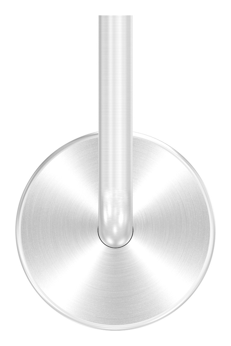 Handlaufhalter inkl. Cliprosette (Ronde und Bügel verschweißt), V2A