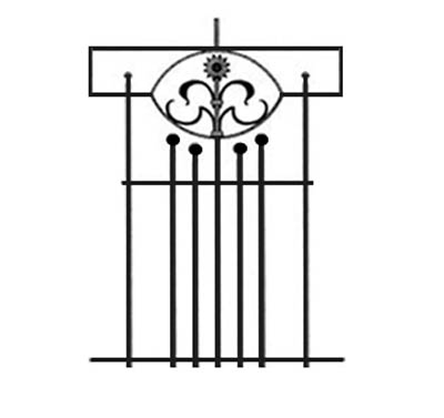 Füllung kurz (nur Mittelteil), 720x840mm