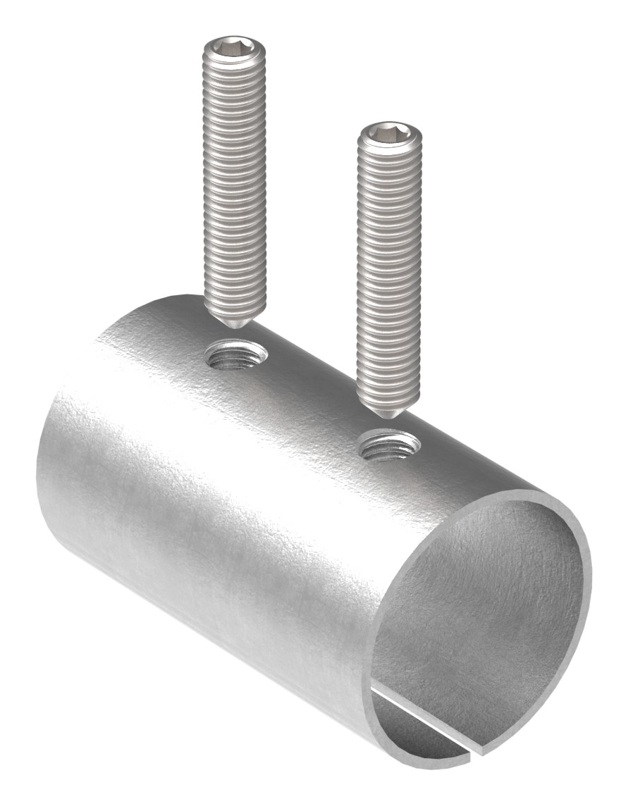Verbindungshülse für Rohr 42,4x2,0mm, V2A