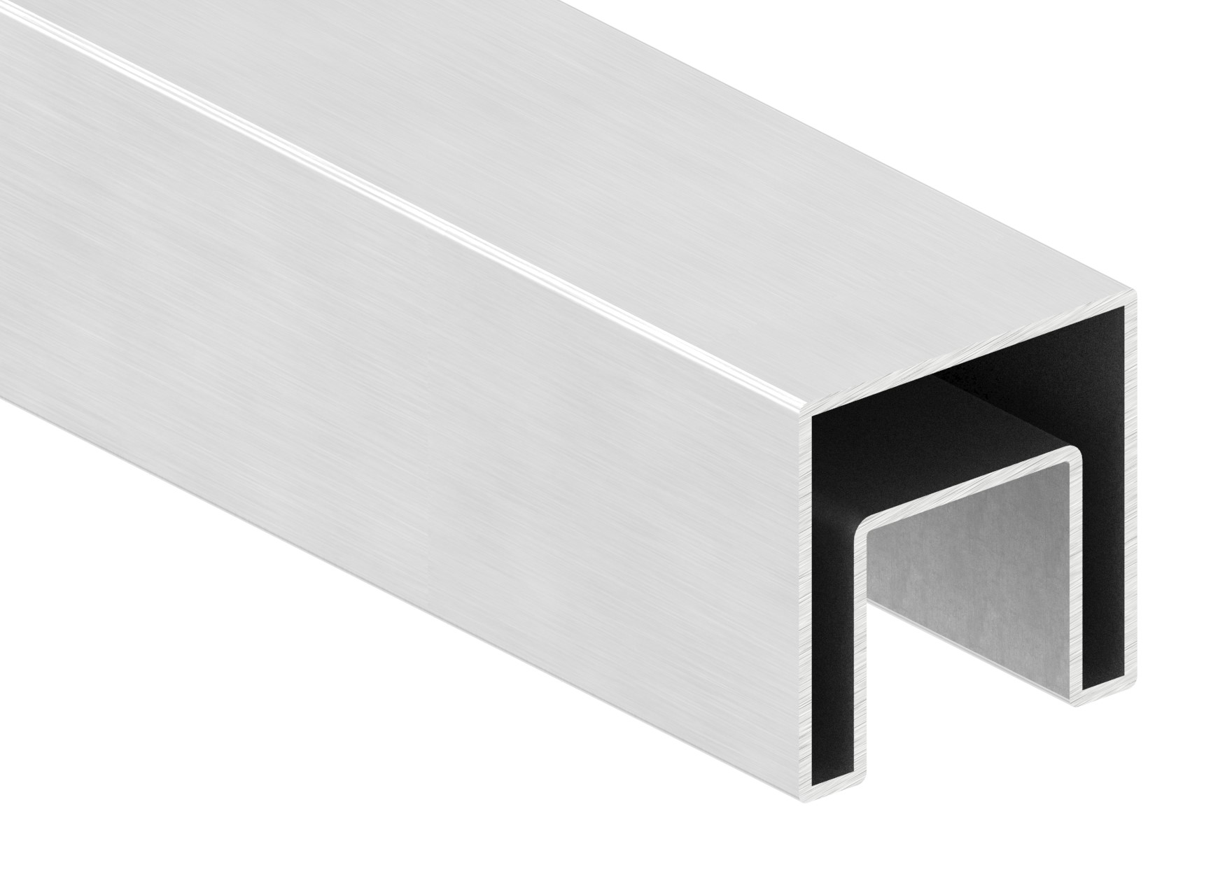 Quadratnutrohr, 40x40x1,5 mm, L: 6000mm, V2A