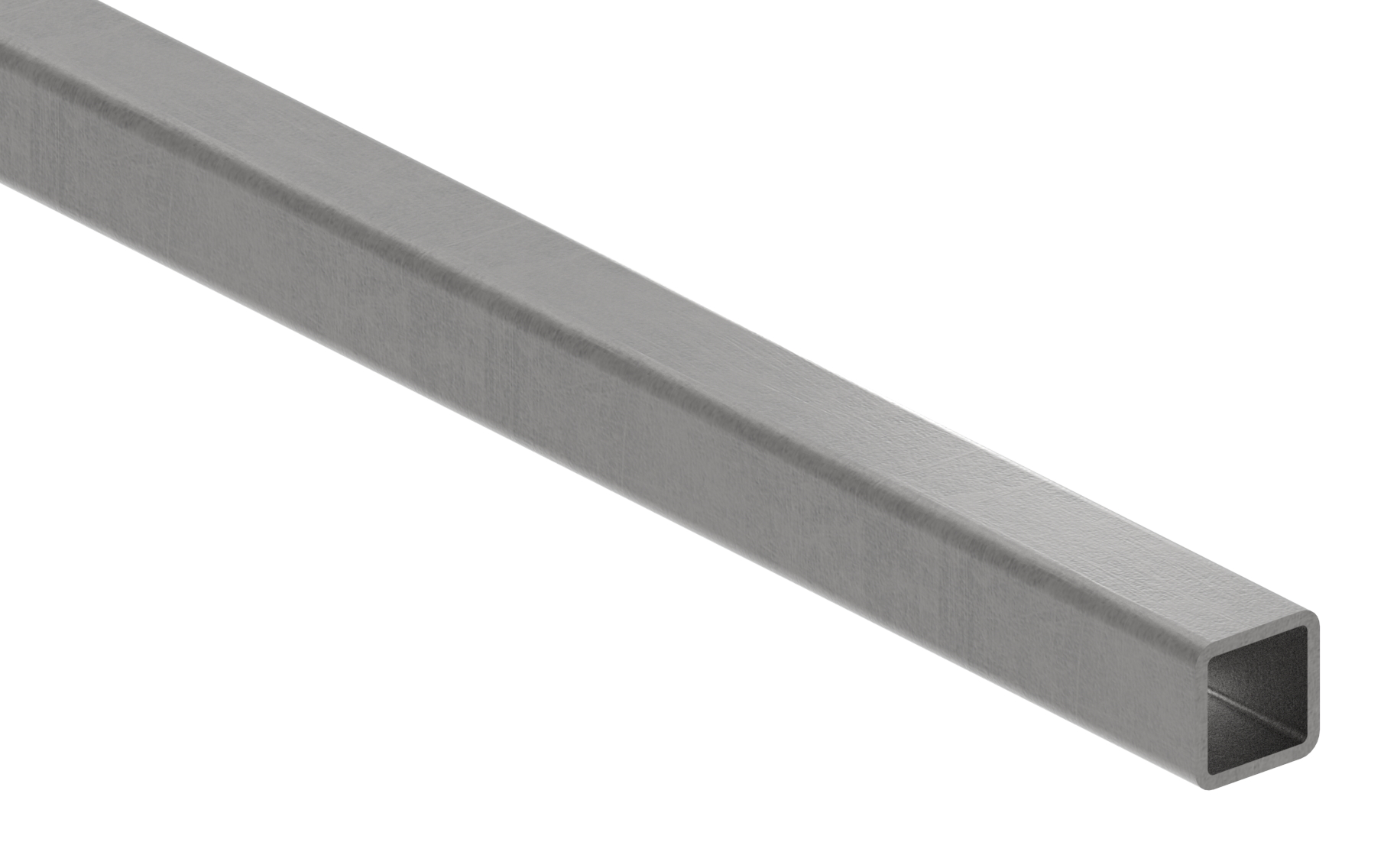 Quadratrohr S235JR, 20x20x2mm, L: 6000mm