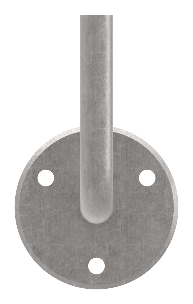 Handlaufträger mit Ronde, 70x6mm