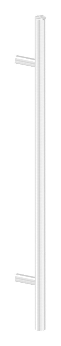 Stoßgriff inkl. Halter gerade mit L: 1000mm, V2A Stoßgriff inkl. Halter gerade mit L: 1000mm, V2A