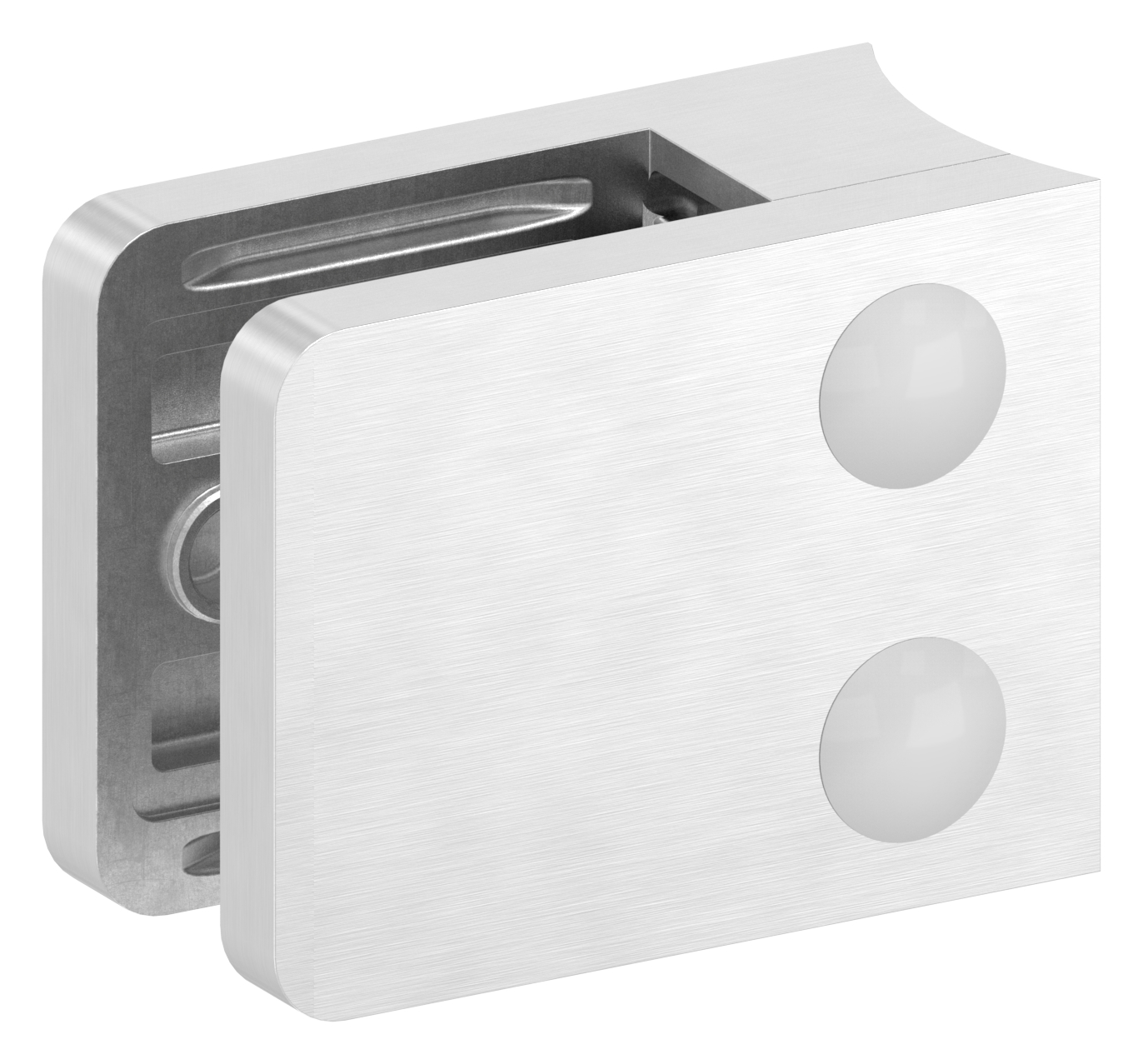 Glasklemme Mod. 36, Anschluss: 60,3mm, in V4A