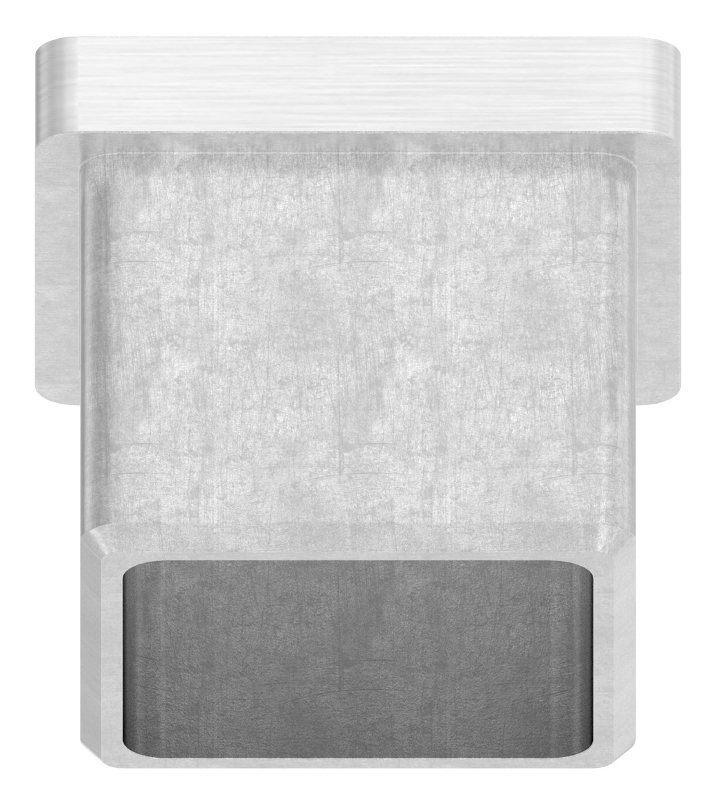 Einsteckkappe, für Rohr 30x30x2,0mm, V2A