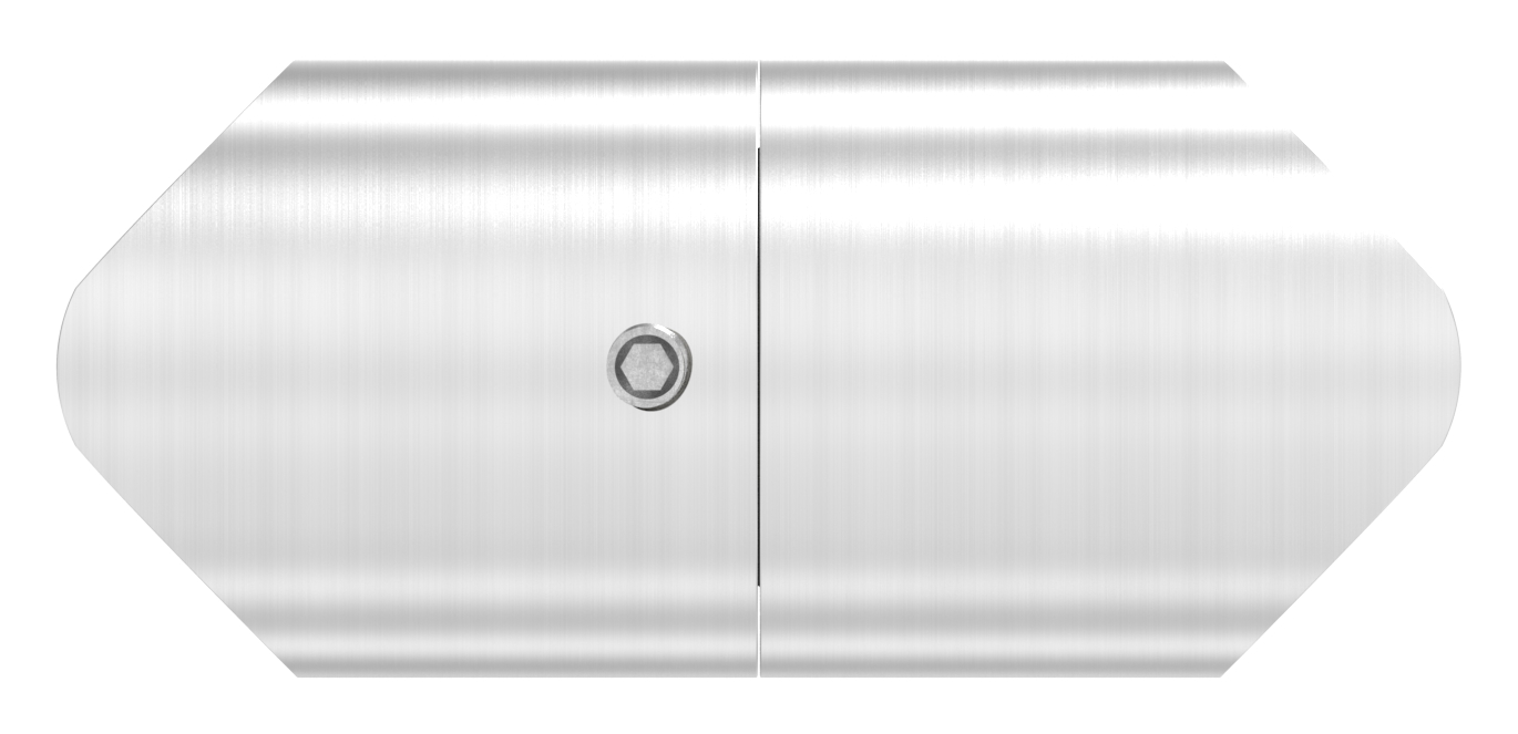 Rohrverbindungsstück von 33,7 / 33,7mm, V2A