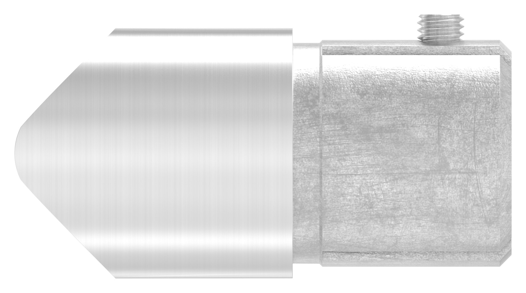 Anschlussstück 90°, Anschluss oben: 42,4mm, V2A