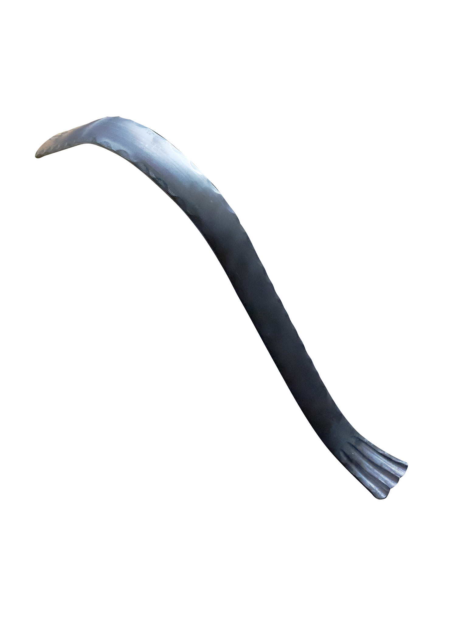 Handlaufanfänger S235JR, 40x8mm, geschwungen