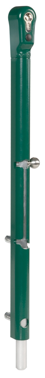 Verriegelbarer Bolzen-Stangenriegel KEYDROP, Farbe silber