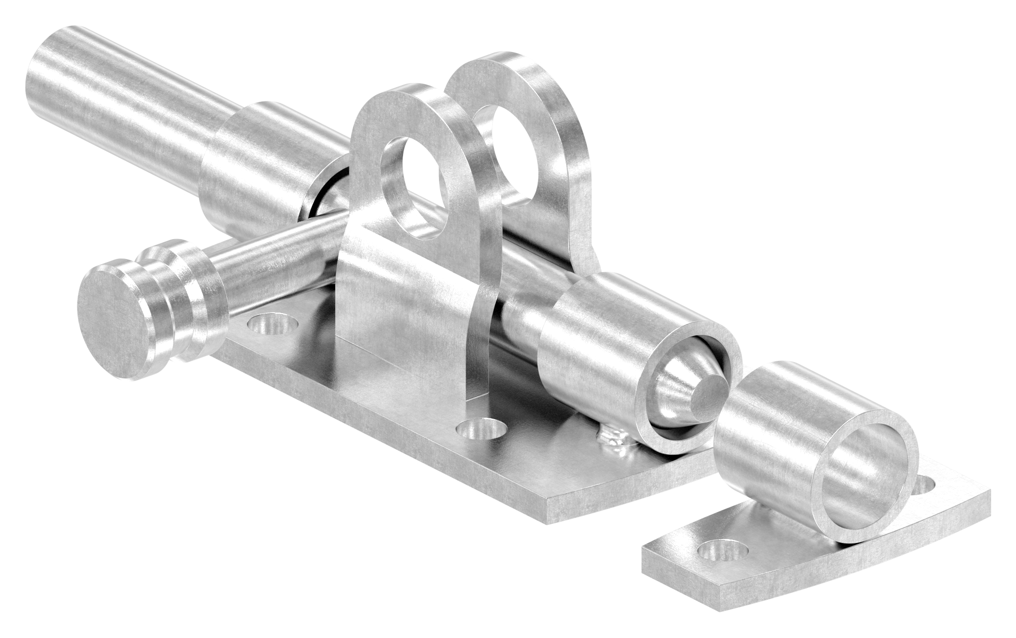 Torriegel zum Anschrauben, Edelstahl V2A