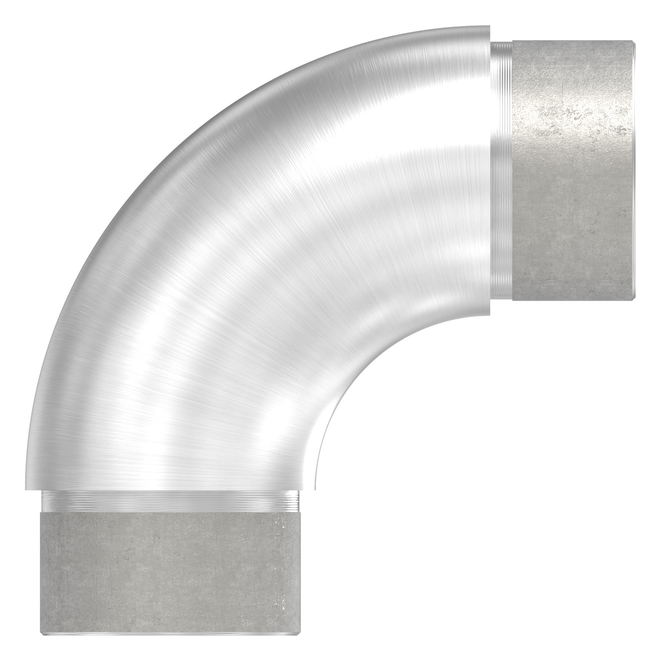 Rohrbogen 90°, für Rohr 40,0x2,0mm, V2A