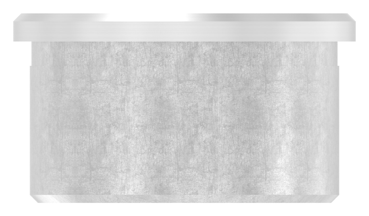 Rohrabschlussstopfen zum Kleben mit M10 für 42,4x2,0mm, V2A