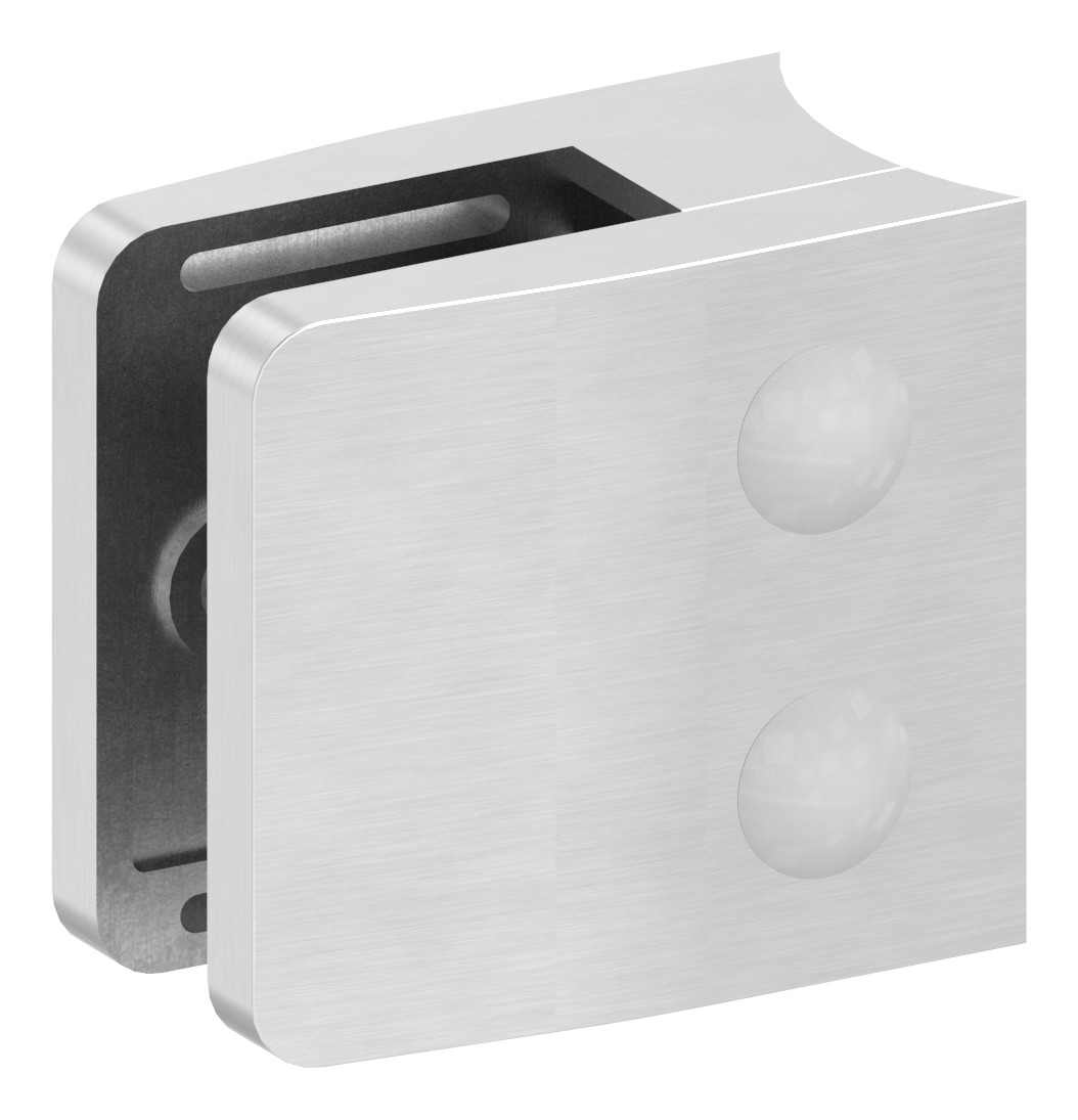 Glasklemme Mod. 34, Anschluss: 60,3mm, V4A Glasklemme Mod. 34, Anschluss: 60,3mm, V4A