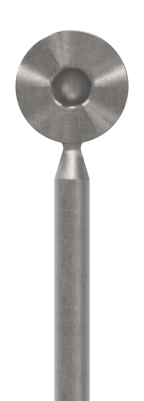 Zaunstab Ø 12mm, H: 1050mm, konisch mit Zierscheibe