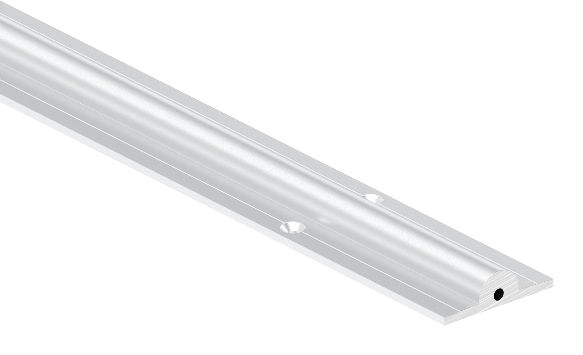 Laufschiene zum Aufschrauben, L: 3m, Aluminium Laufschiene zum Aufschrauben, L: 3m, Aluminium