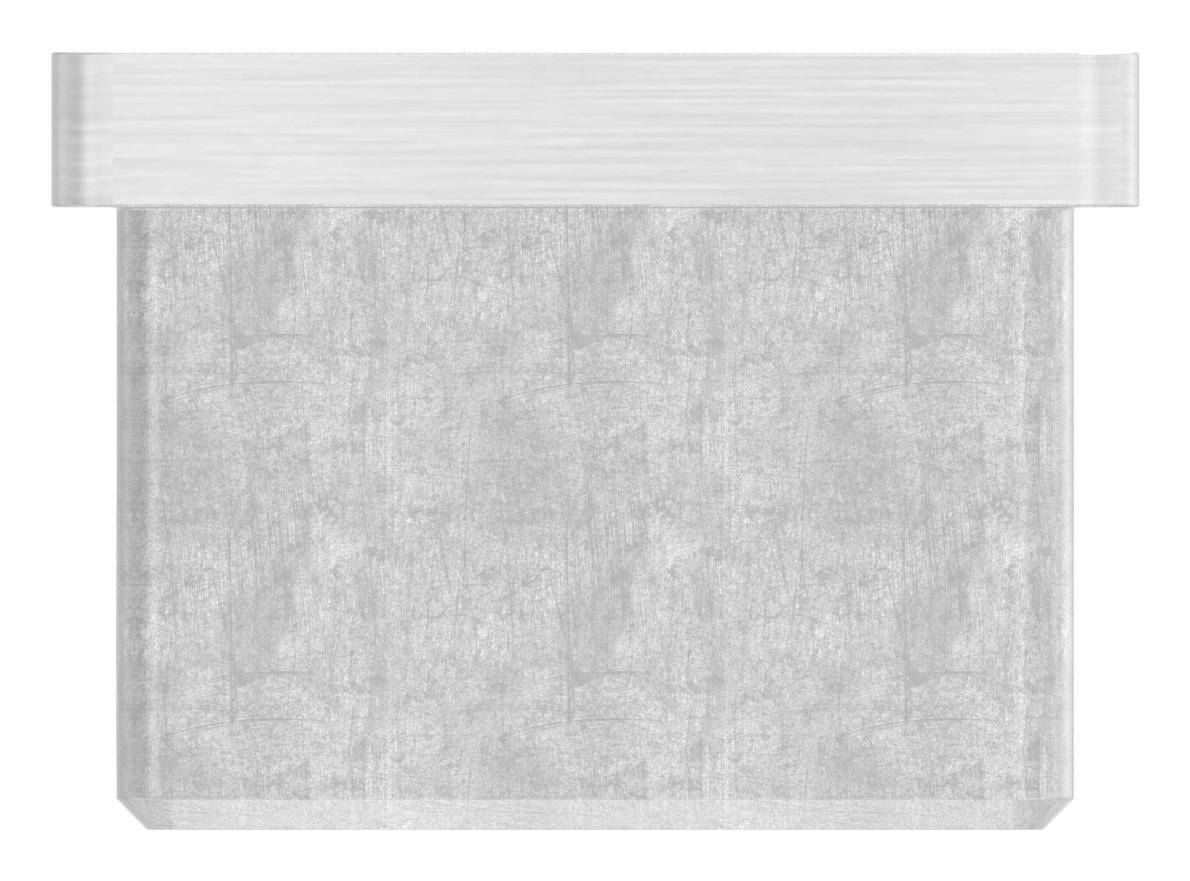 Einsteckkappe, für Rohr 35x35x2,0mm, V4A