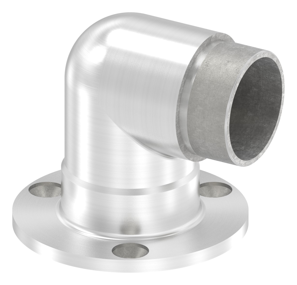 Wandhalter 90° kurz, für Rohr 42,4x2,0mm, V2A