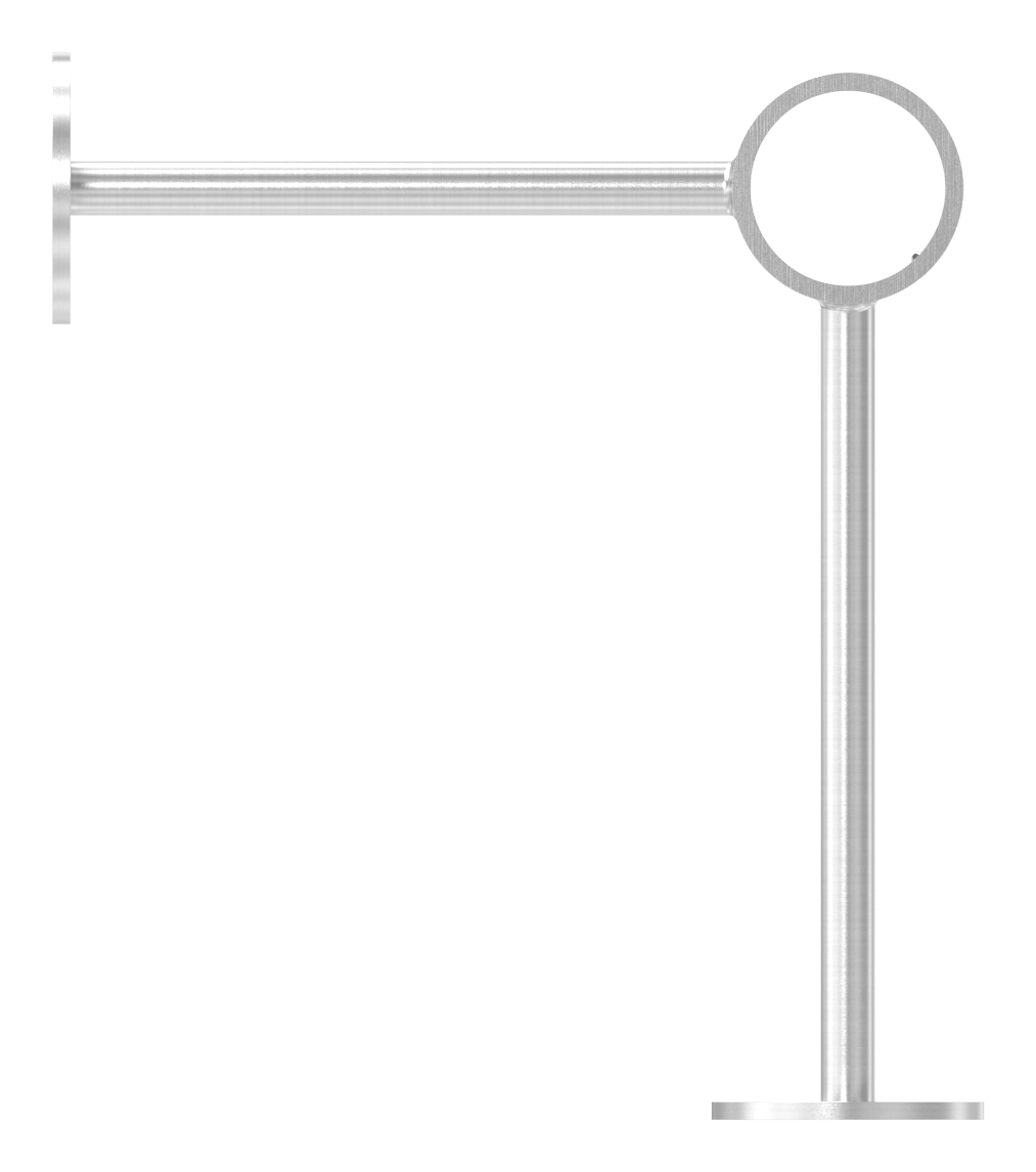 Fußlaufstütze, für Rohr 42,4mm, V2A Fußlaufstütze, für Rohr 42,4mm, V2A