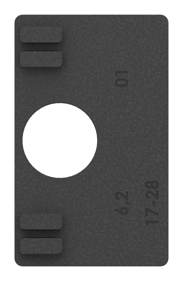 Gummi für Mod. 45, Blech 3,0mm