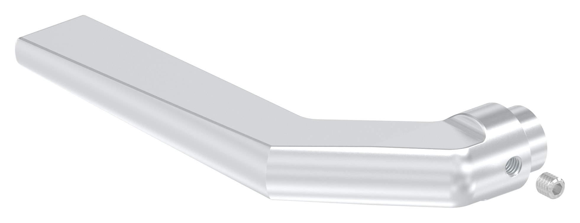 Alu-Türdrücker gekröpft