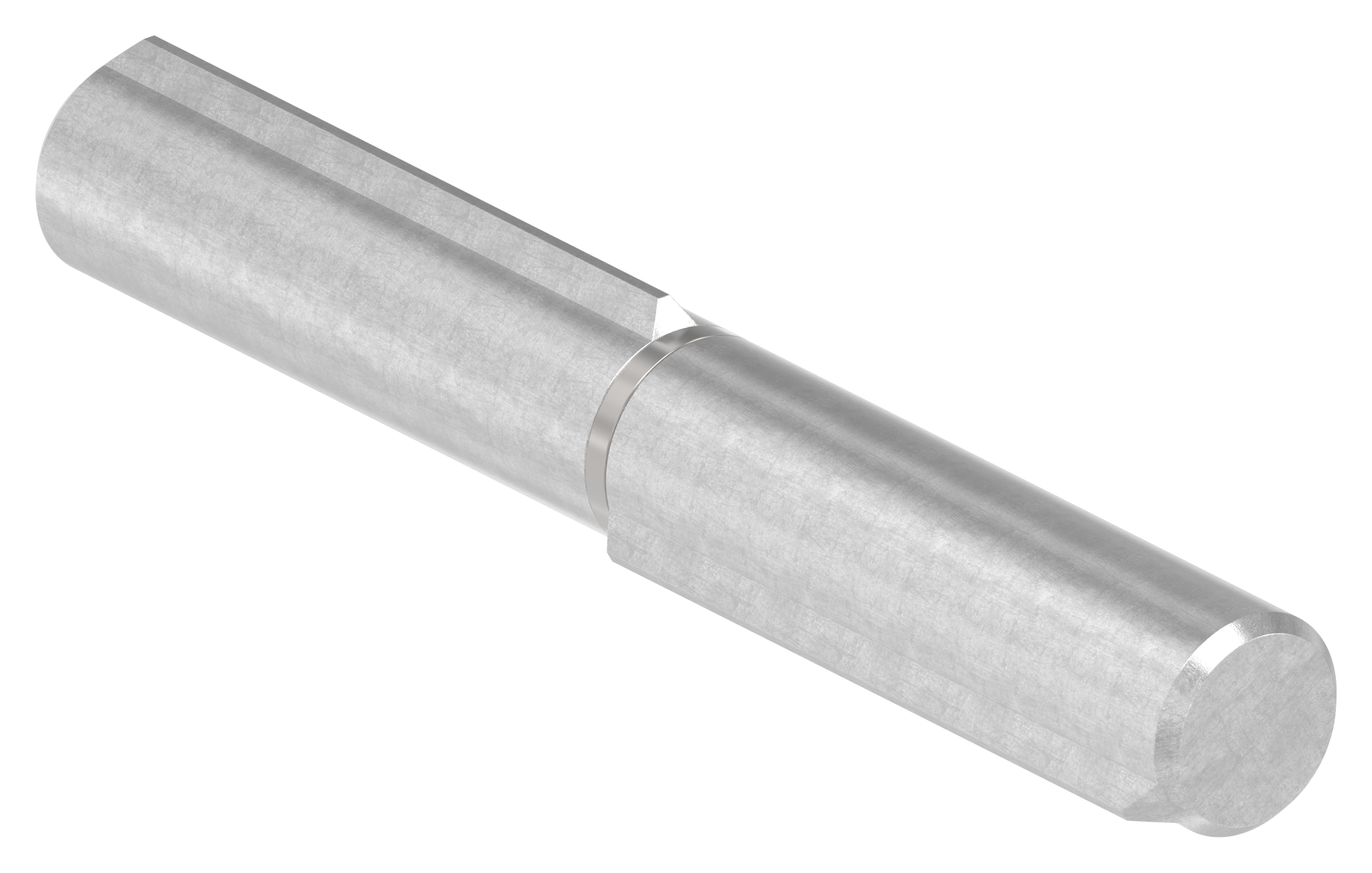 Anschweißband, L: 120mm, mit festem Stift, V2A