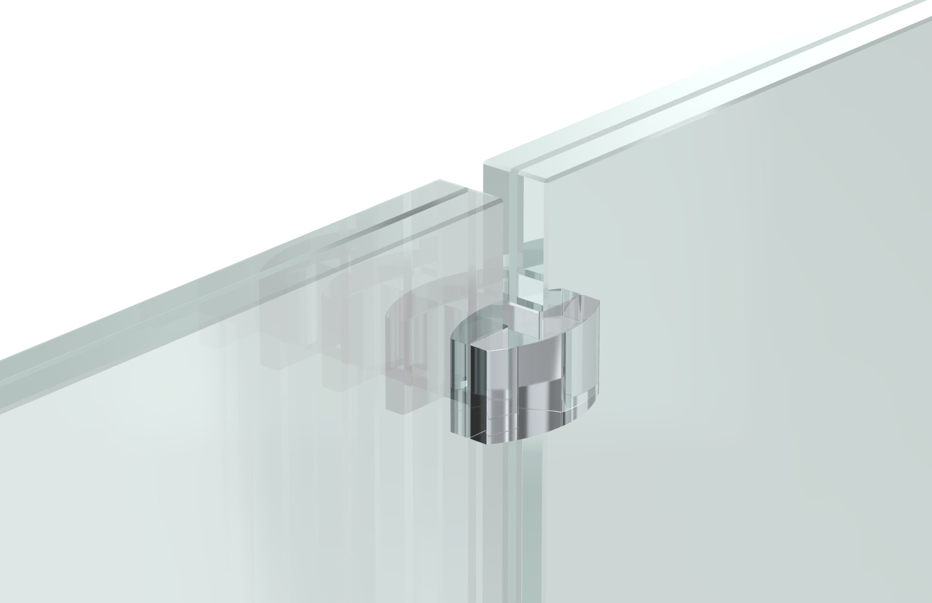Glasausrichter für Ganzglasgeländer, für Glas 20,76 - 21,52mm Glasausrichter für Ganzglasgeländer, für Glas 20,76 - 21,52mm