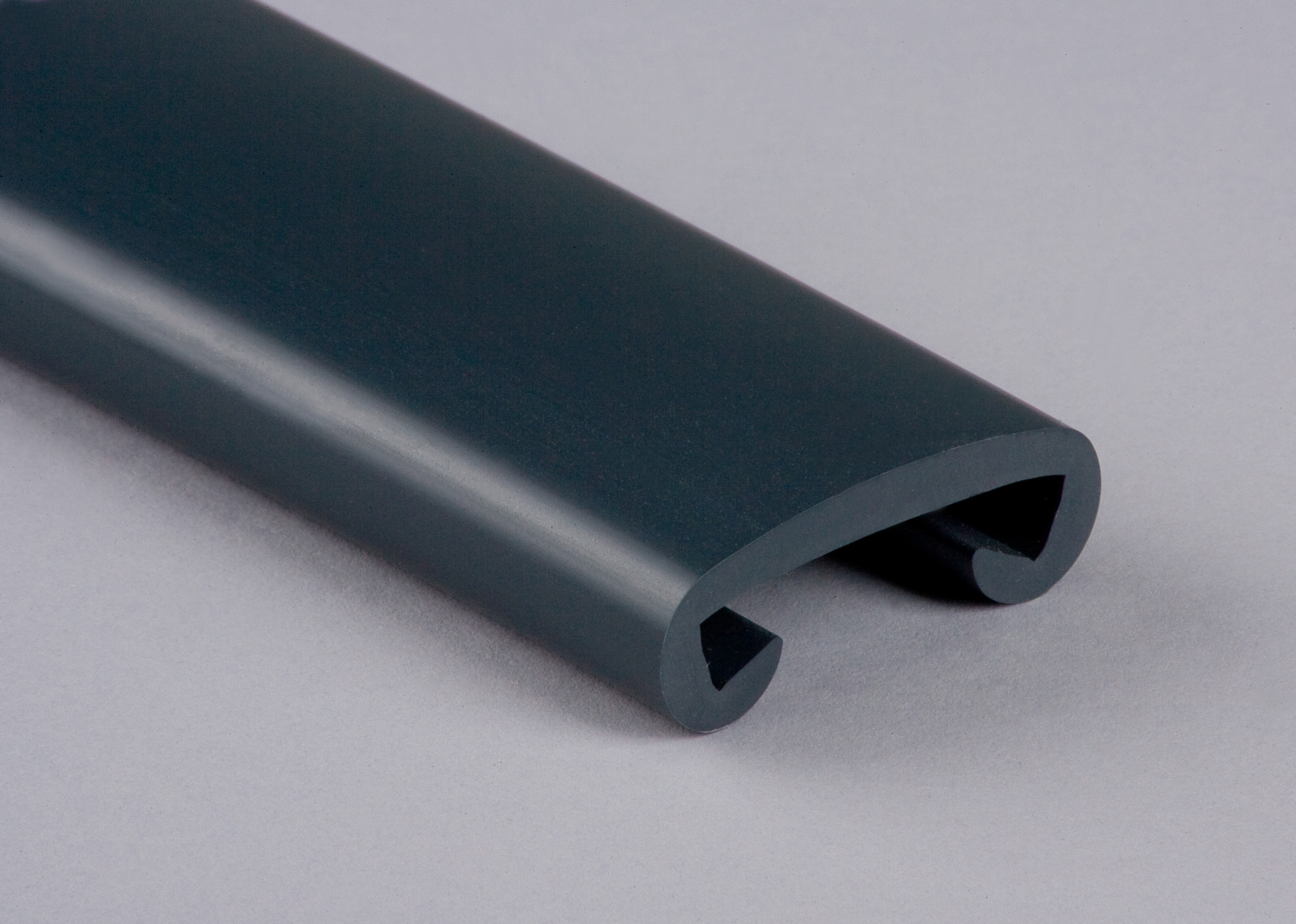 Kunststoffhandlauf für 40x8mm, anthrazitgrau
