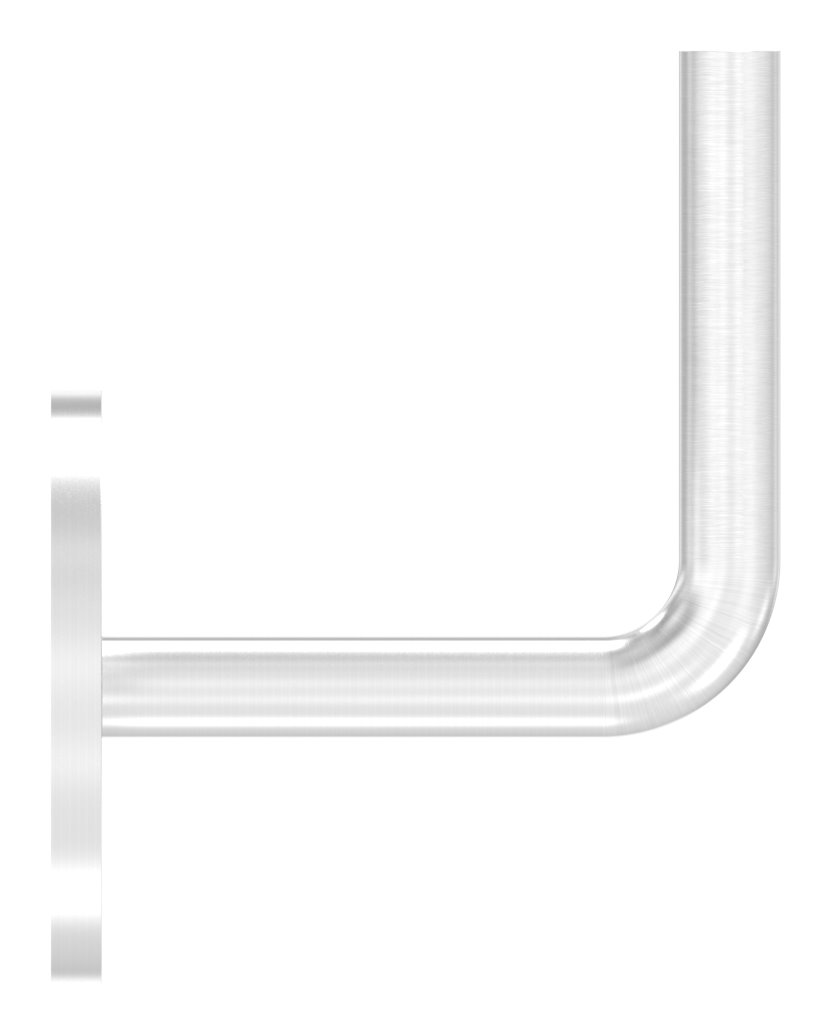 Handlaufhalter zum Anschweißen (Ronde und Bügel verschweißt), V2A