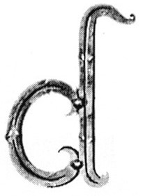 Buchstabe d