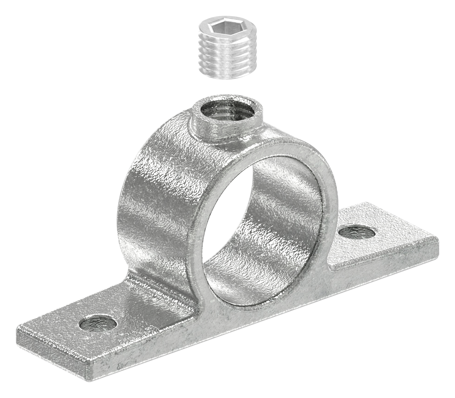 Halterung, für Rohr Ø 42,4mm