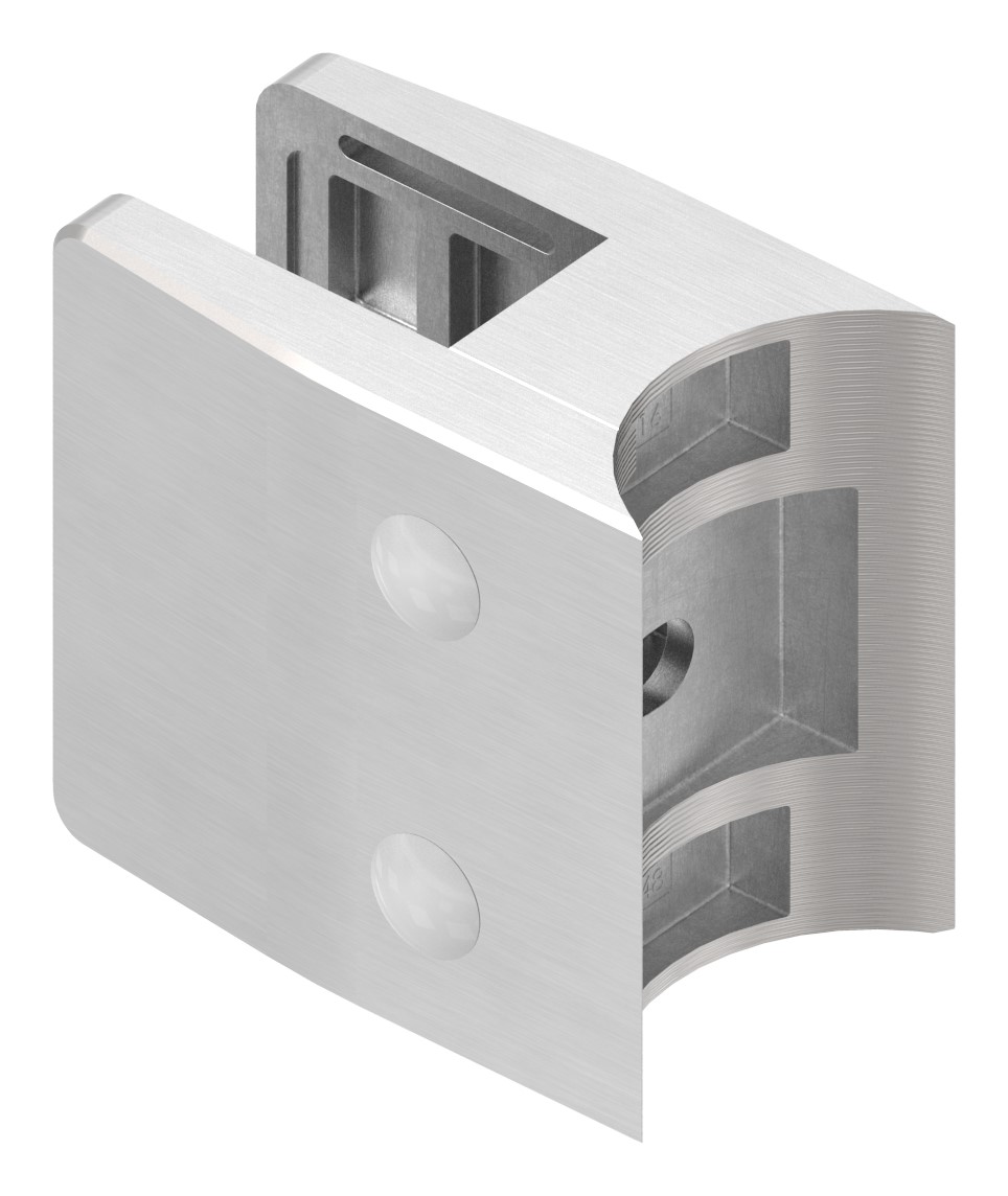Glasklemme Mod. 39, Anschluss: 48,3mm, V4A Glasklemme Mod. 39, Anschluss: 48,3mm, V4A