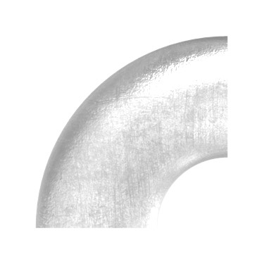 Schweißbogen 90°, 26,9x2,0mm, ungeschliffen, V2A