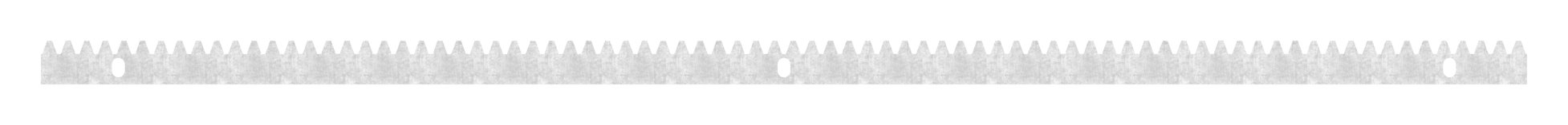 Zahnstange 30 x 12mm, Länge 1m, inkl. Befestigungsmaterial, V2A