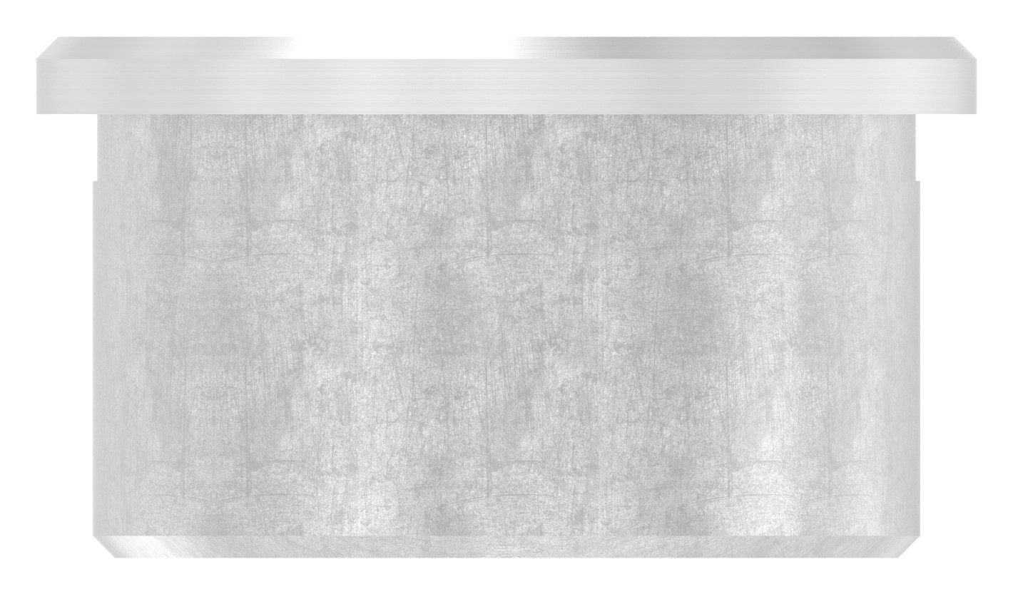 Rohrabschlussstopfen zum Kleben mit M8 für 42,4x2,5mm, V2A