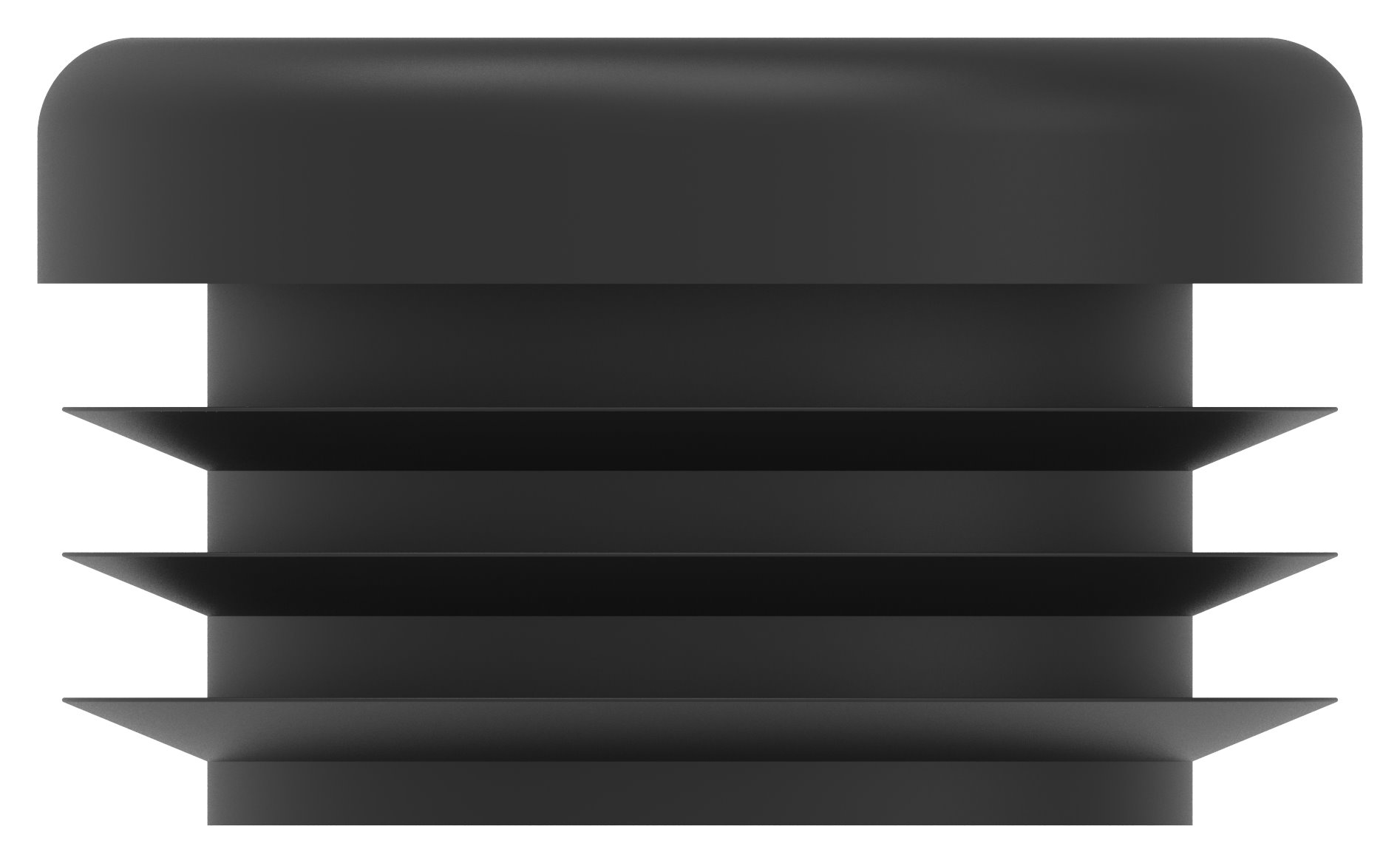 Kunststoffkappe für Rundrohr 26,9mm