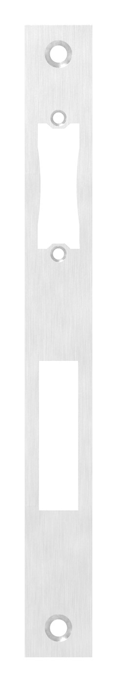 Edelstahlschließblech 242x26x3,0mm, für Abstand 92mm, V2A (1.4301)