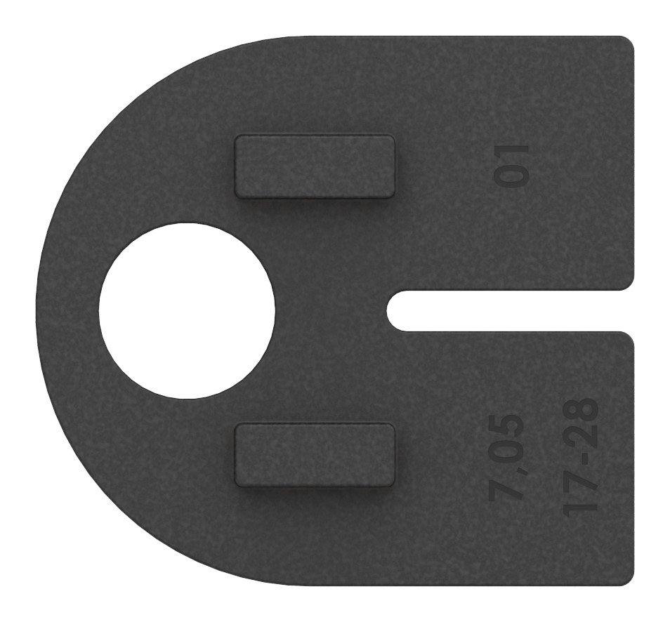Gummi für Mod. 12, Blech 2 mm Gummi für Mod. 12, Blech 2 mm