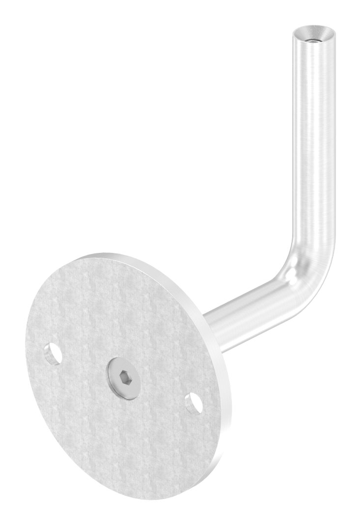 Handlaufhalter mit Innengewinde M6, Bügel 12mm (Ronde und Bügel verschraubt), V2A