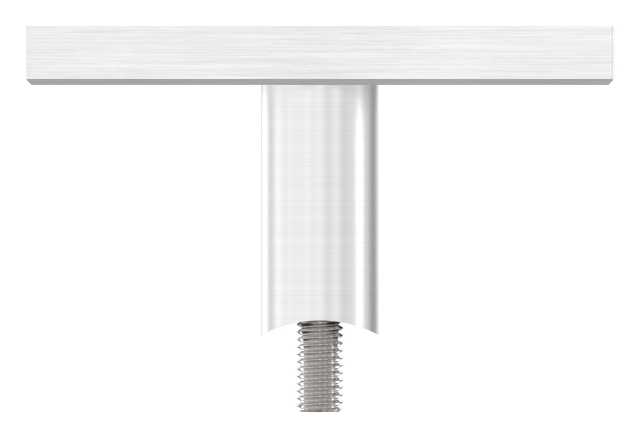 Wandbefestigung für Geländerpfosten 42,4mm, V2A